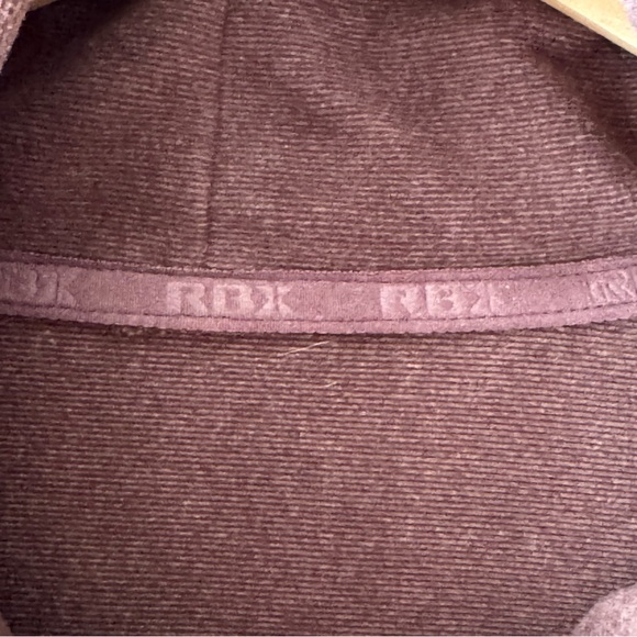 RBX super-soft heathered red-violet pullover cowl neck yoga exercise top - Picture 10 of 10